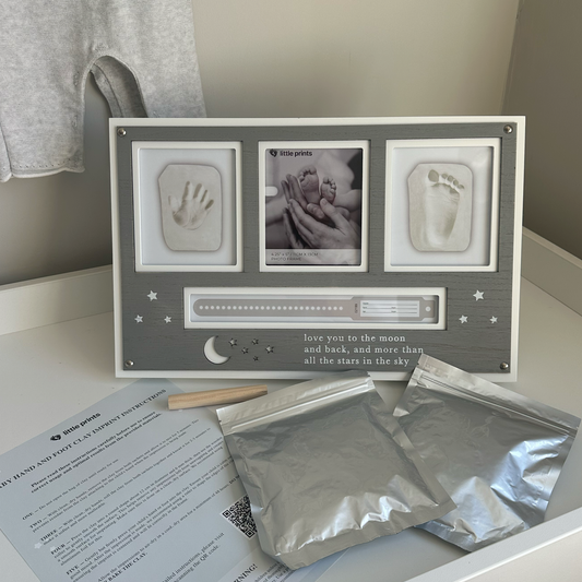 Little prints clay imprint & hospital tag frame